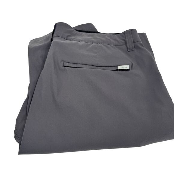 Orvis Golf Pants Mens 36x32 (36x31 ACTUAL) Gray Water Repellent Stretch Active - Picture 1 of 11